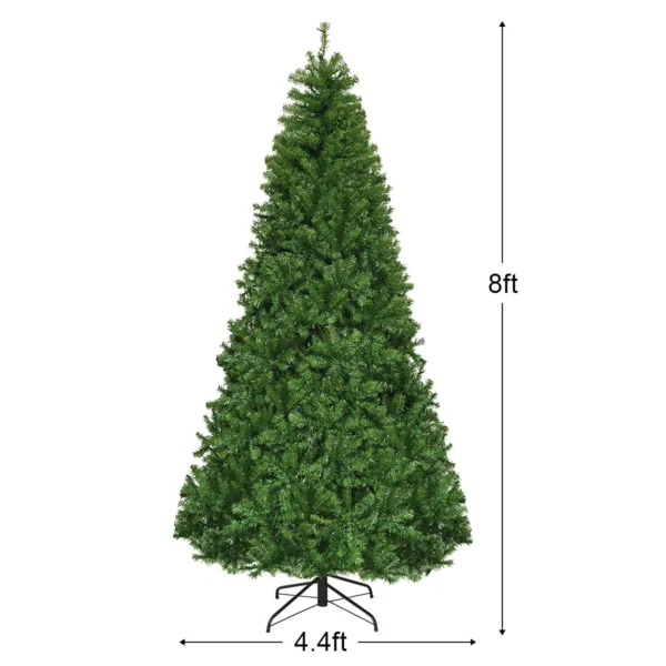 8Ft Pre-Lit Artificial Christmas Tree