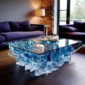 Epoxy resin coffee table