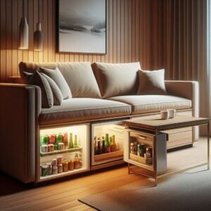 Sofa with Integrated Refrigerator: Luxury and Convenience Combined