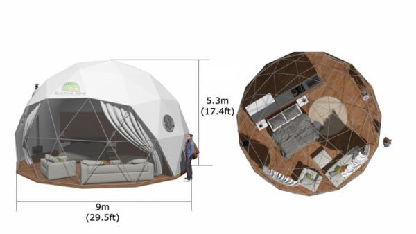 16.4 FT [5M] Geodesic Dome Tents For Sale